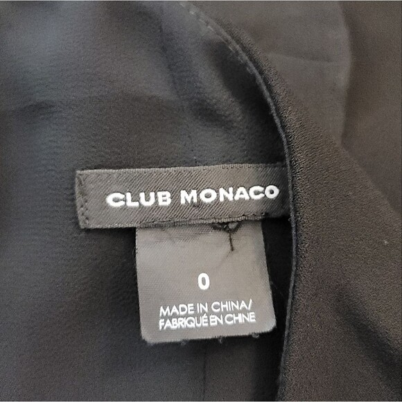 Club Monaco One Shoulder Ruffle Top Size 0 - Picture 4 of 6